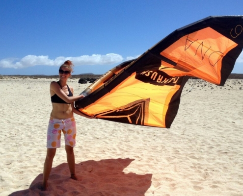 kite lesson fuerteventura