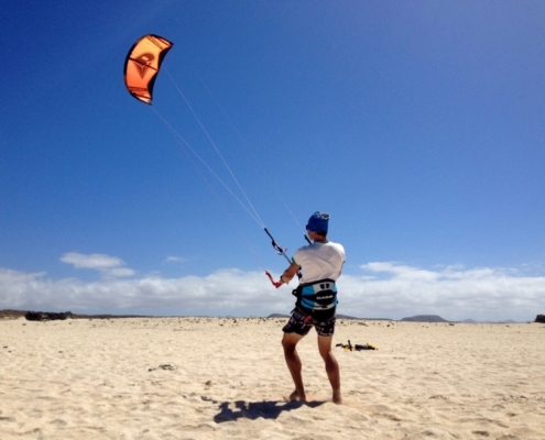 kite lesson fuerteventura