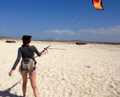 kite lesson fuerteventura