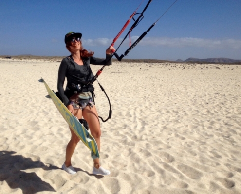 kite lesson fuerteventura